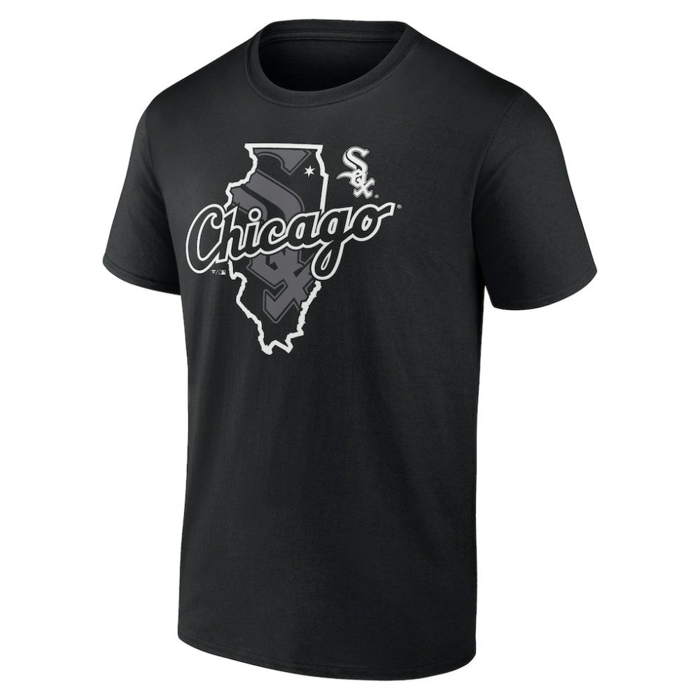 Chicago White Sox Hometown Sox State T-Shirt - Black T-shirts