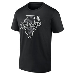 Chicago White Sox Hometown Sox State T-Shirt - Black T-shirts