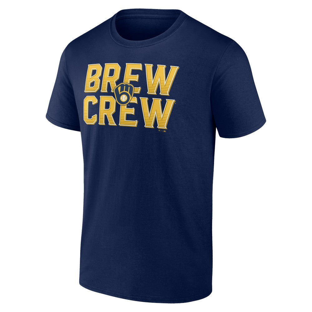 Milwaukee Brewers Hometown Brew Crew Fancy T-Shirt - Navy T-shirts