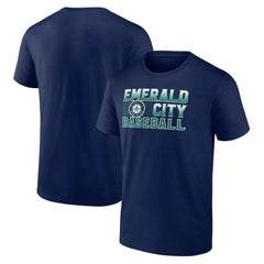 Seattle Mariners Hometown Emerald Baseball T-Shirt - Navy T-shirts
