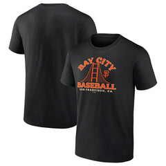 San Francisco Giants Hometown Bay City Baseball T-Shirt - Black T-shirts