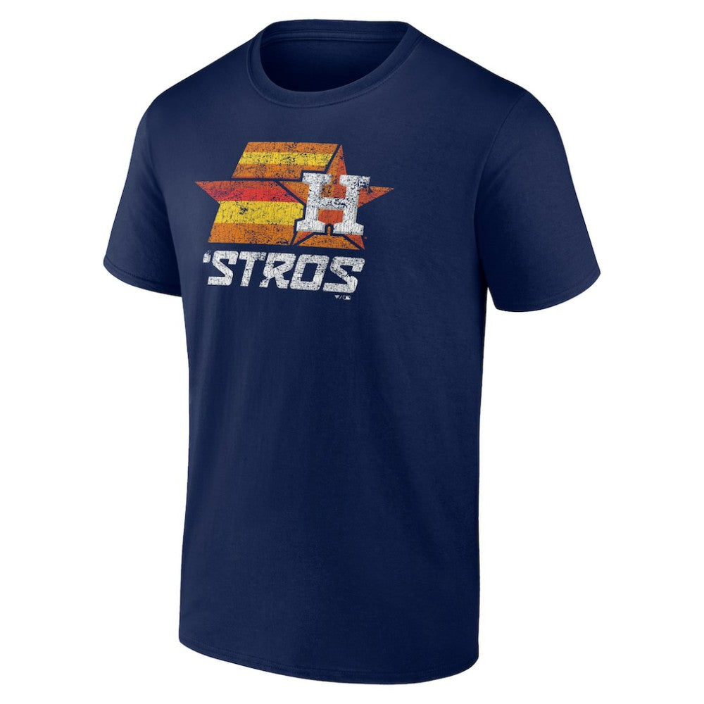 Houston Astros Hometown Throwback Stros T-Shirt - Navy T-shirts