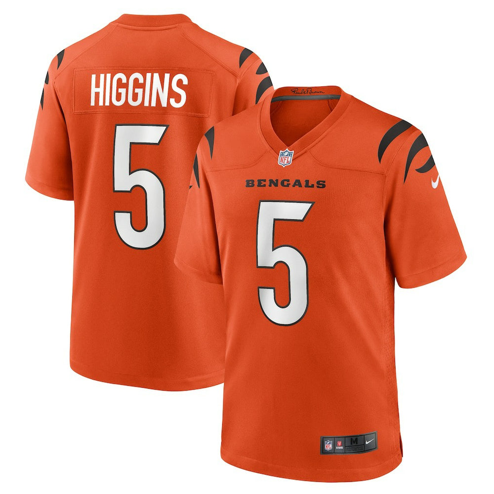 Tee Higgins Cincinnati Bengals Alternate Game Jersey Orange