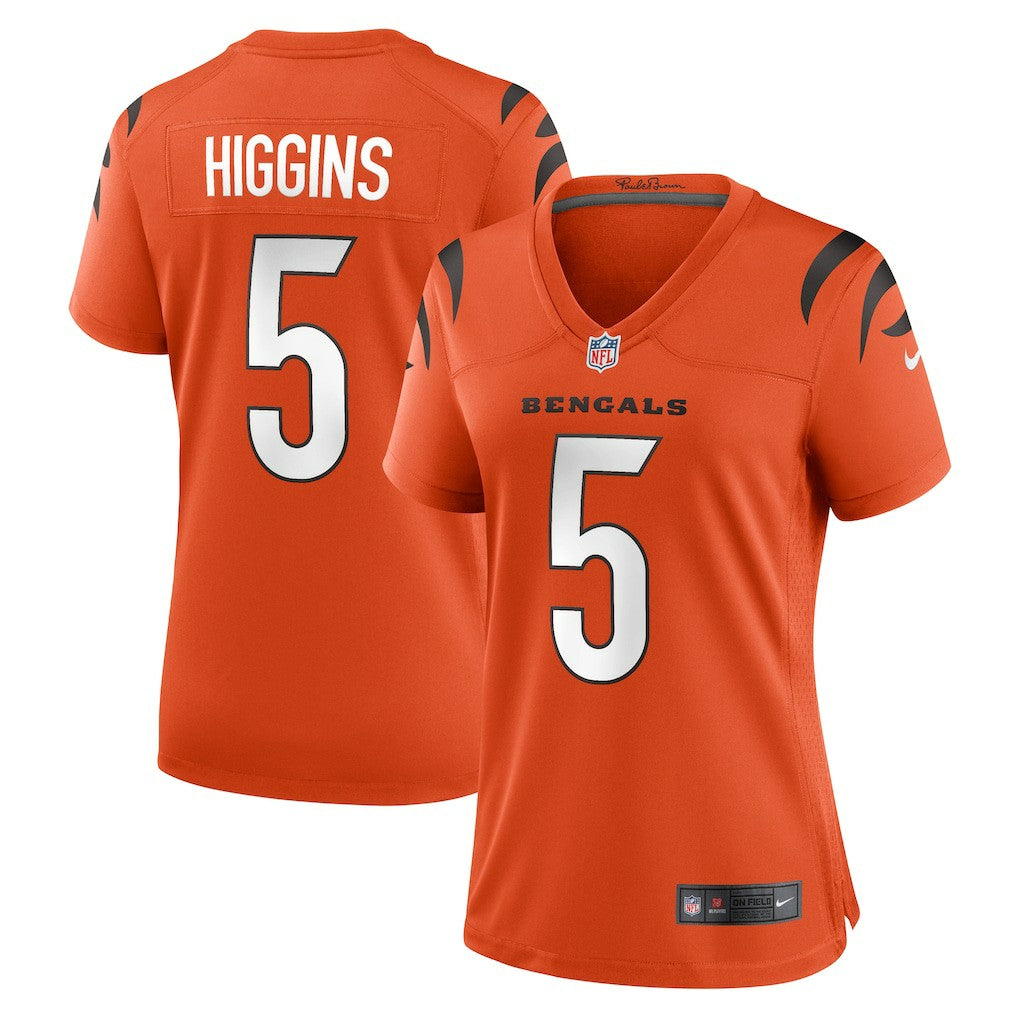 Tee Higgins Cincinnati Bengals Women's Alternate Game Jersey Orange