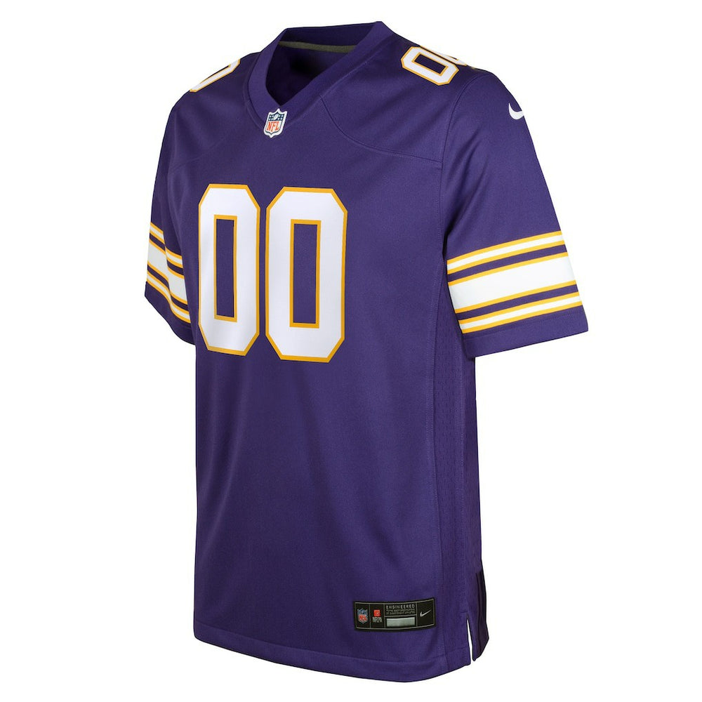 NFL Minnesota Vikings Youth Classic Custom Game Jersey - Purple
