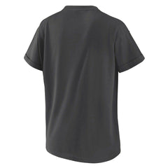 New York Jets WEAR by Erin Andrews Women's Boyfriend T-Shirt Charcoal