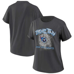 Tennessee Titans WEAR by Erin Andrews Women's Boyfriend T-Shirt Charcoal