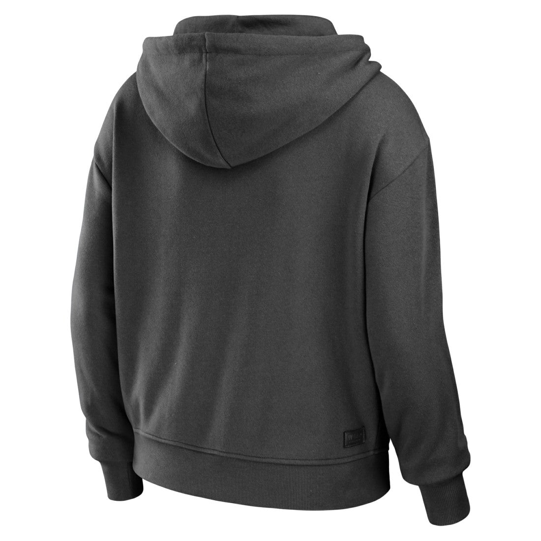 Tampa Bay Buccaneers WEAR by Erin Andrews Women's Color Block Light Weight Modest Crop Full-Zip Hoodie Pewter/White
