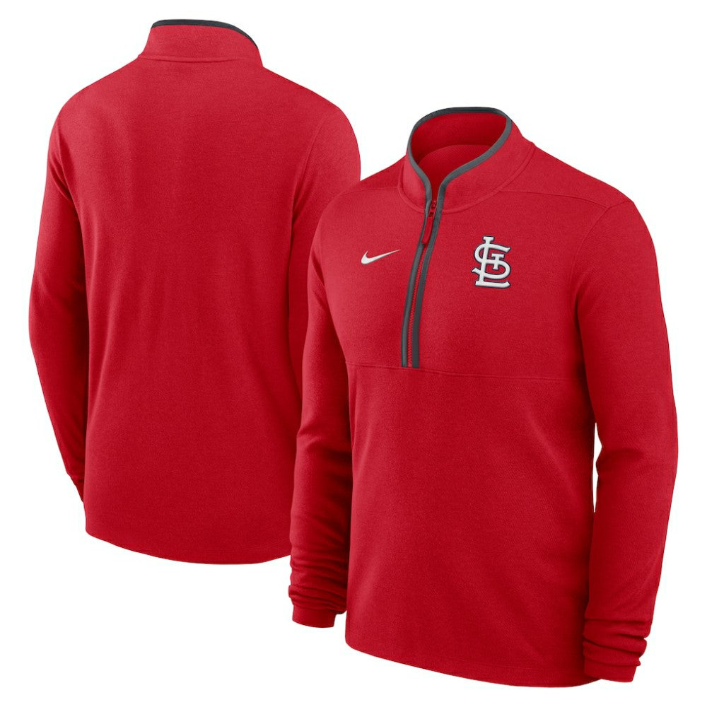 St. Louis Cardinals Nike Dri-FIT Victory Half-Zip Pullover - Red Pullover