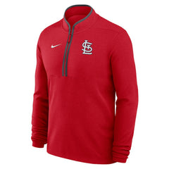 St. Louis Cardinals Nike Dri-FIT Victory Half-Zip Pullover - Red Pullover