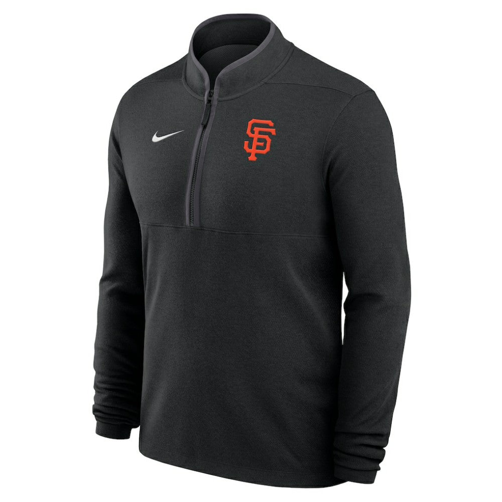 San Francisco Giants Nike Dri-FIT Victory Half-Zip Pullover - Black Pullover