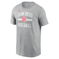 San Diego Padres Nike City Connect Arched Team Phrase T-Shirt - Heather Gray T-shirts