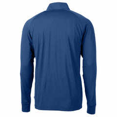 Kansas City Royals Cutter & Buck Adapt Eco Knit Stretch Recycled Quarter-Zip Pullover Top - Royal Pullover
