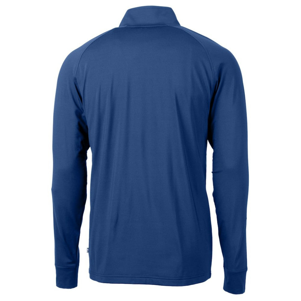 Philadelphia Phillies Cutter & Buck Adapt Eco Knit Stretch Recycled Quarter-Zip Pullover Top - Royal Pullover