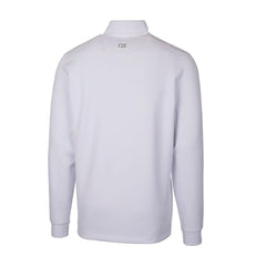 San Diego Padres Cutter & Buck Traverse Stretch Quarter-Zip Pullover Top - White Pullover