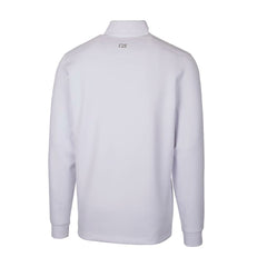New York Yankees Cutter & Buck Traverse Stretch Quarter-Zip Pullover Top - White Pullover