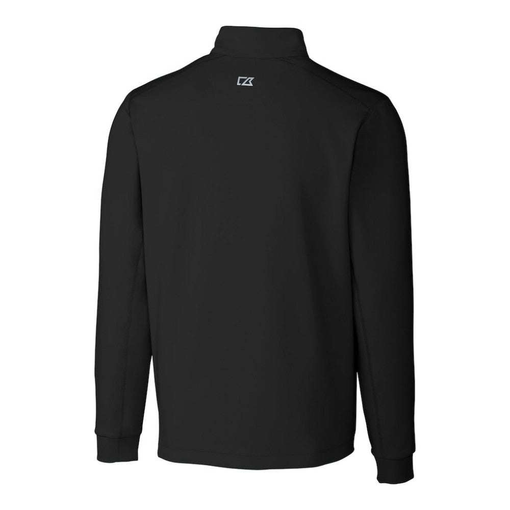 Pittsburgh Pirates Cutter & Buck Traverse Stretch Quarter-Zip Pullover Top - Black Pullover