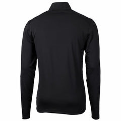 Miami Marlins Cutter & Buck Virtue Eco Pique Recycled Quarter-Zip Pullover Top - Black Pullover