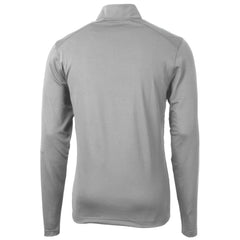 New York Yankees Cutter & Buck Virtue Eco Pique Recycled Quarter-Zip Pullover Top - Gray Pullover
