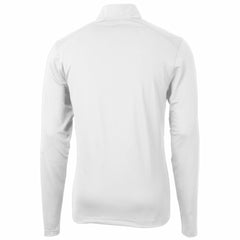 Cleveland Guardians Cutter & Buck Virtue Eco Pique Recycled Quarter-Zip Pullover Top - White Pullover