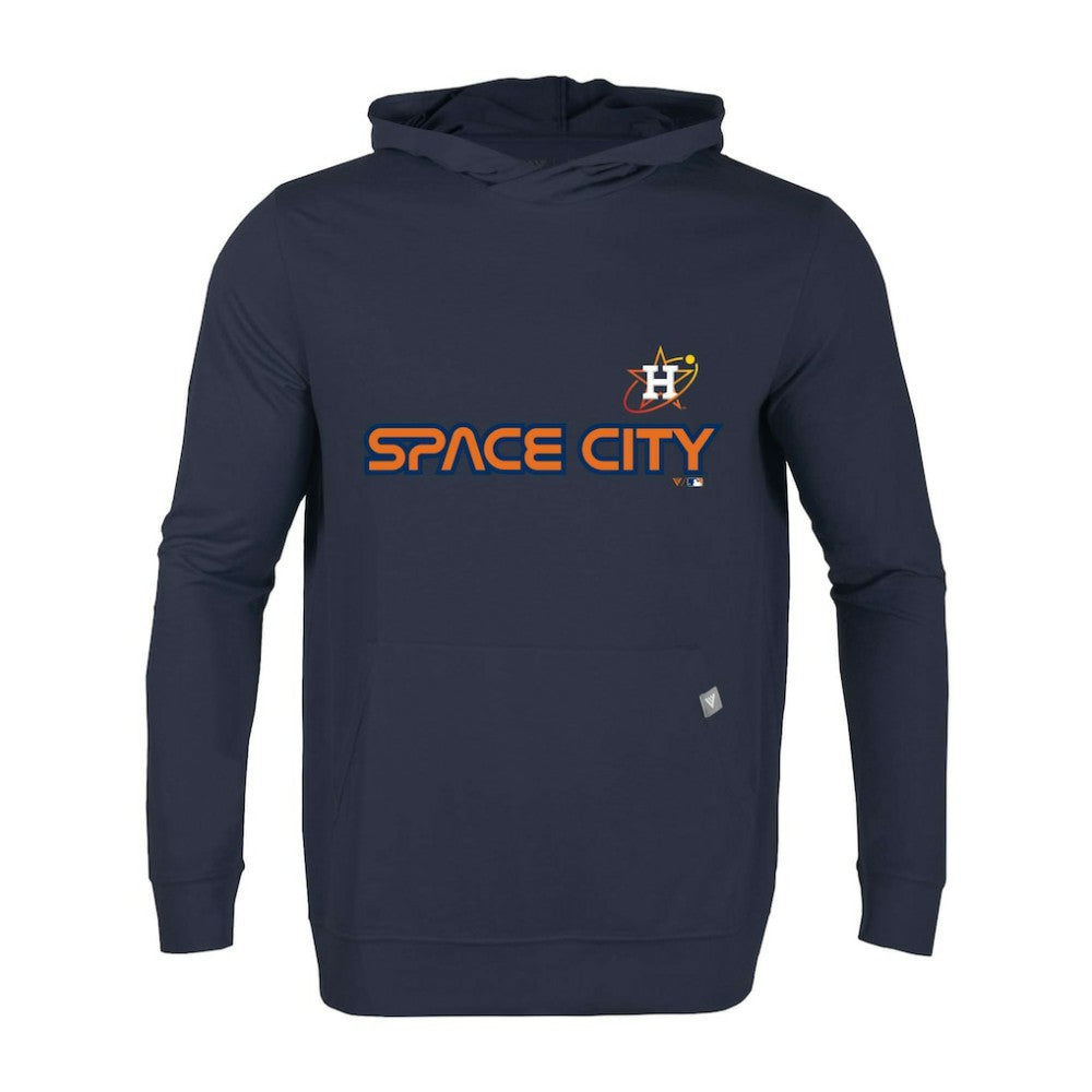 Houston Astros Levelwear City Connect Relay Core Logo Pullover Hoodie - Navy Hoodies