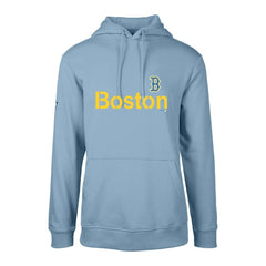 Boston Red Sox Levelwear City Connect Podium Core Logo Pullover Hoodie - Light Blue Hoodies