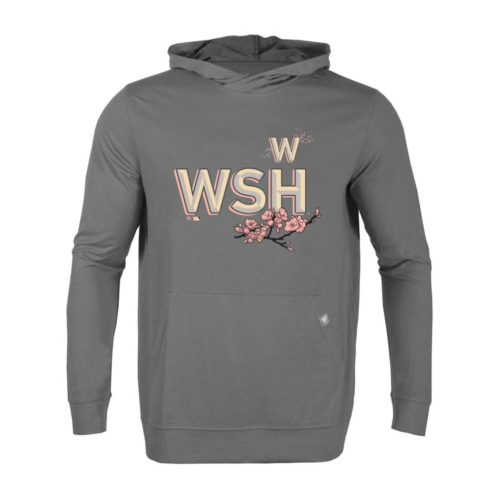 Washington Nationals Levelwear City Connect Relay Core Logo Pullover Hoodie - Gray Hoodies