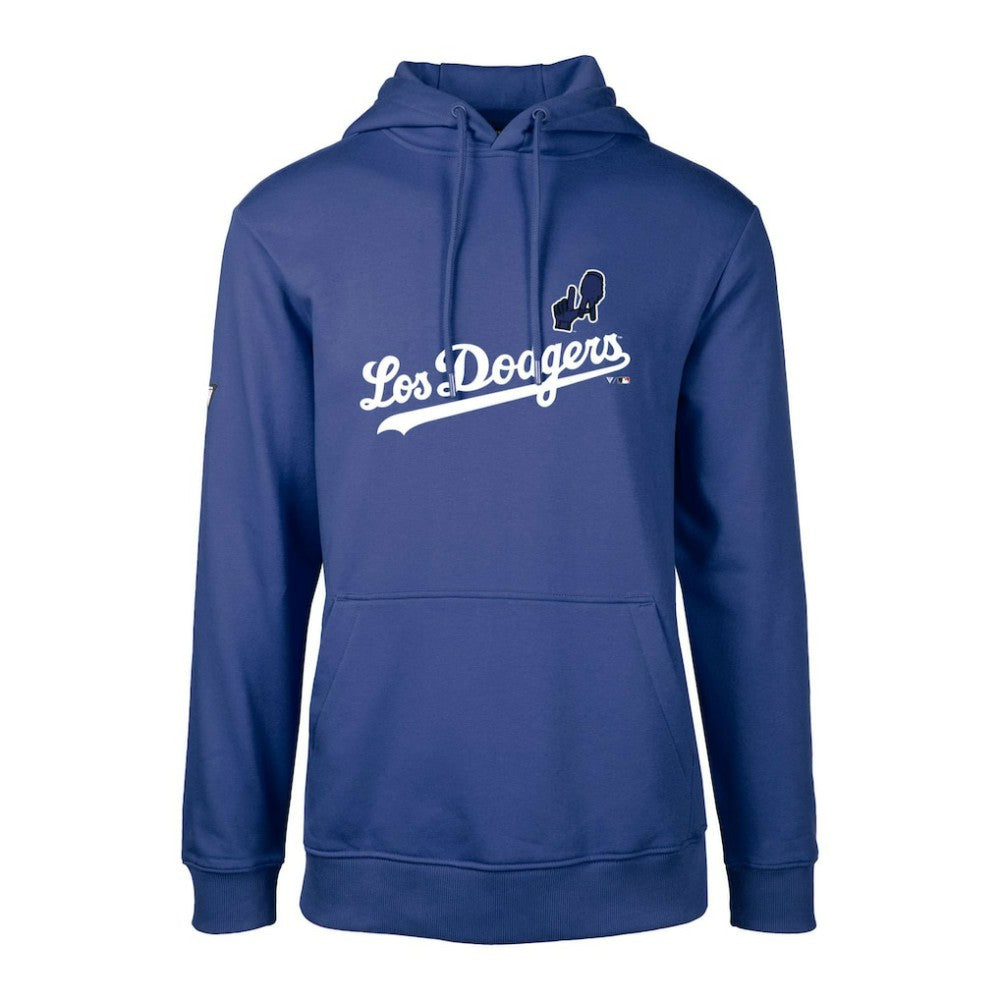 Los Angeles Dodgers Levelwear City Connect Podium Core Logo Pullover Hoodie - Royal Hoodies