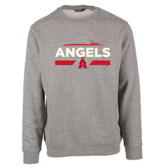 Los Angeles Angels Levelwear City Connect Zane No Hitter Pullover Sweatshirt - Heather Gray Pullover