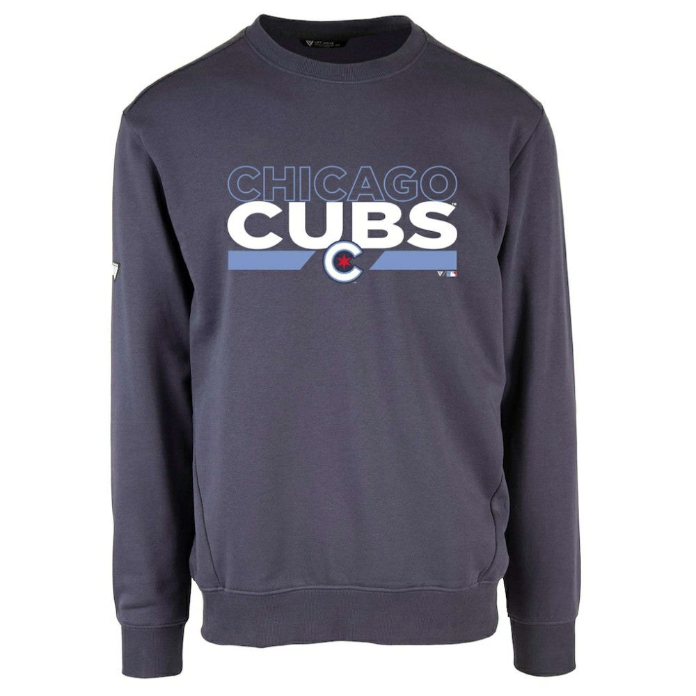 Chicago Cubs Levelwear City Connect Zane No Hitter Pullover Sweatshirt - Navy Pullover