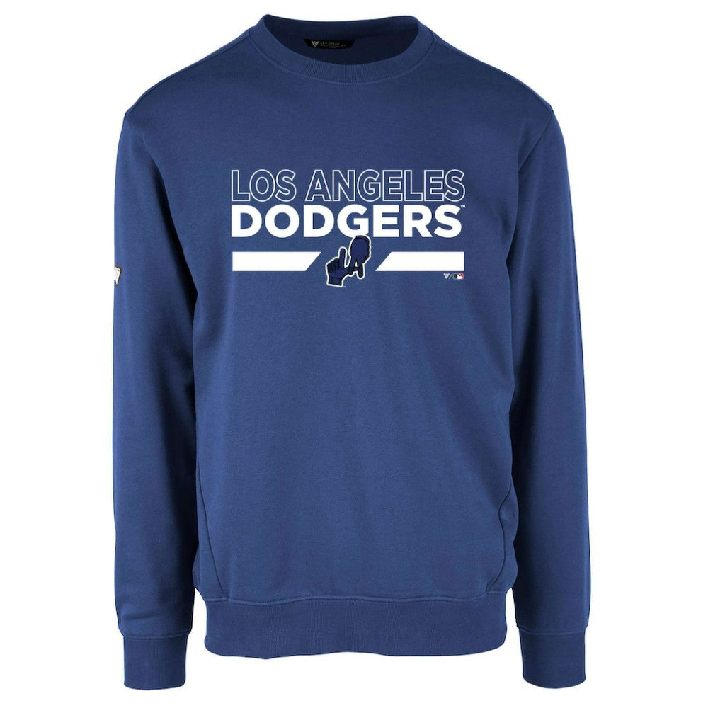 Los Angeles Dodgers Levelwear City Connect Zane No Hitter Pullover Sweatshirt - Royal Pullover