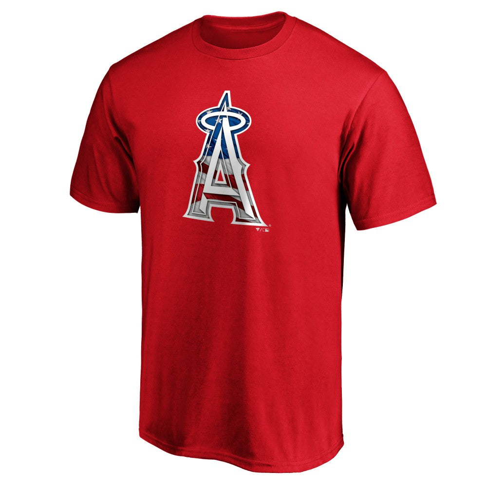 Los Angeles Angels Banner Wave T-Shirt - Red T-shirts