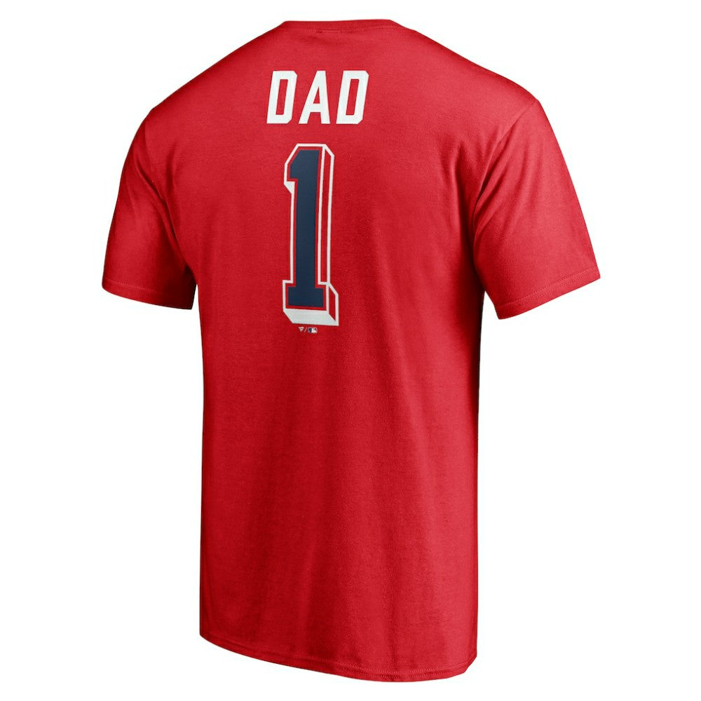 Boston Red Sox Number One Dad T-Shirt - Red T-shirts