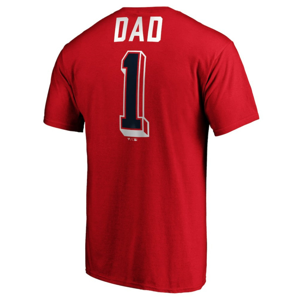 St. Louis Cardinals Number One Dad T-Shirt - Red T-shirts