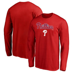 Philadelphia Phillies Team Lockup Long Sleeve T-Shirt - T-shirts