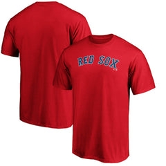Boston Red Sox Official Team Wordmark T-Shirt - Red T-shirts