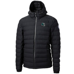 Philadelphia Eagles Cutter & Buck Helmet Mission Ridge Repreve Eco Insulated Puffer Full-Zip Jacket Black