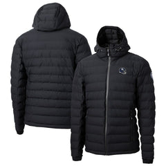 New York Giants Cutter & Buck Helmet Mission Ridge Repreve Eco Insulated Puffer Full-Zip Jacket Black