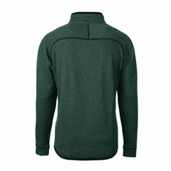 Green Bay Packers Cutter & Buck Helmet Mainsail Sweater-Knit Half-Zip Pullover Jacket Hunter Green