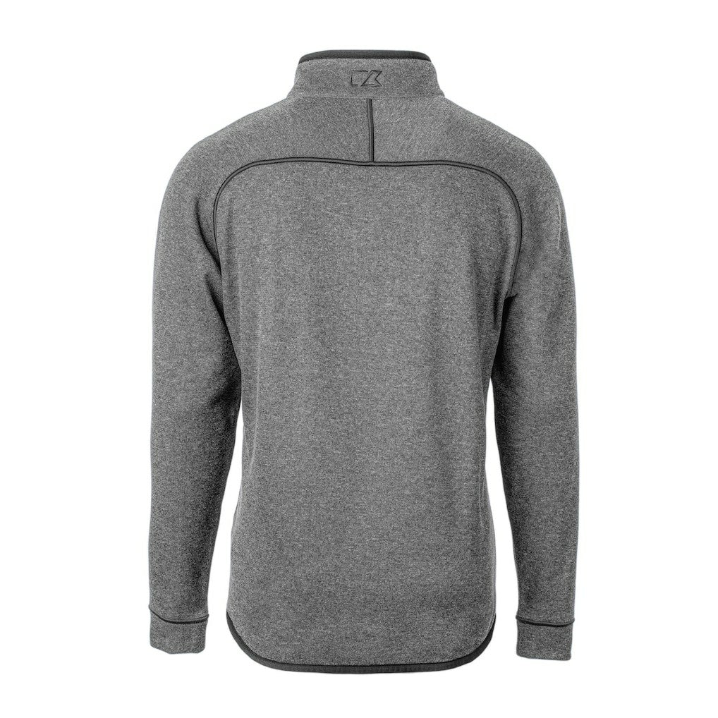 Baltimore Ravens Cutter & Buck Helmet Mainsail Sweater-Knit Half-Zip Pullover Jacket Silver