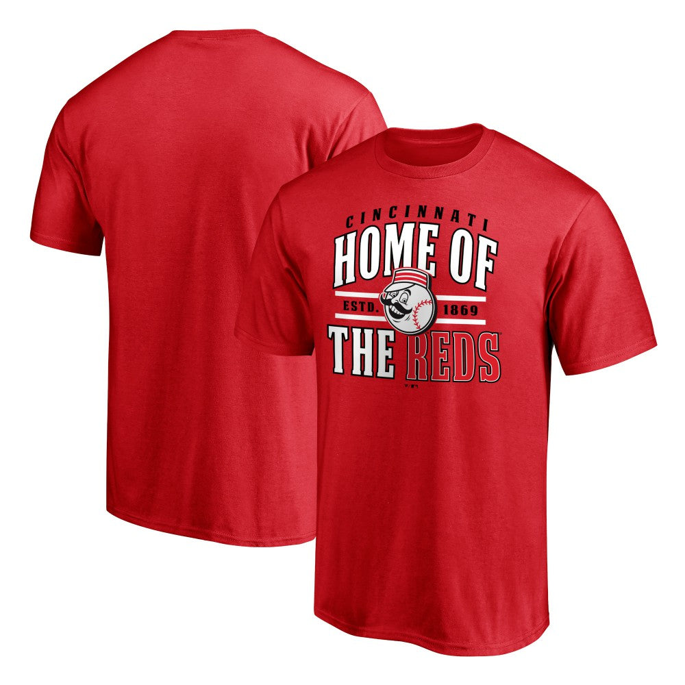 Cincinnati Reds Hometown Collection Home of The Reds T-Shirt - Red T-shirts