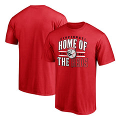 Cincinnati Reds Hometown Collection Home of The Reds T-Shirt - Red T-shirts