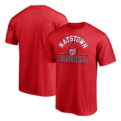 Washington Nationals Hometown Collection Natstown T-Shirt - Red T-shirts