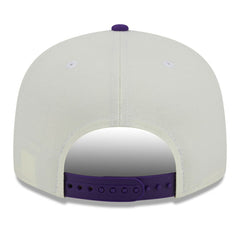 Minnesota Vikings New Era City Originals 9FIFTY Snapback Hat Cream/Purple