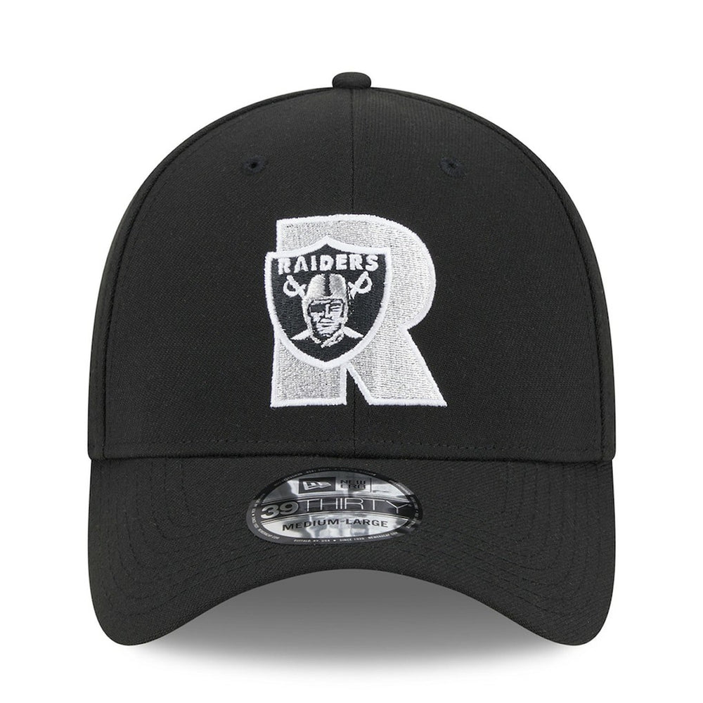 Las Vegas Raiders New Era City Originals 39THIRTY Flex Hat Black