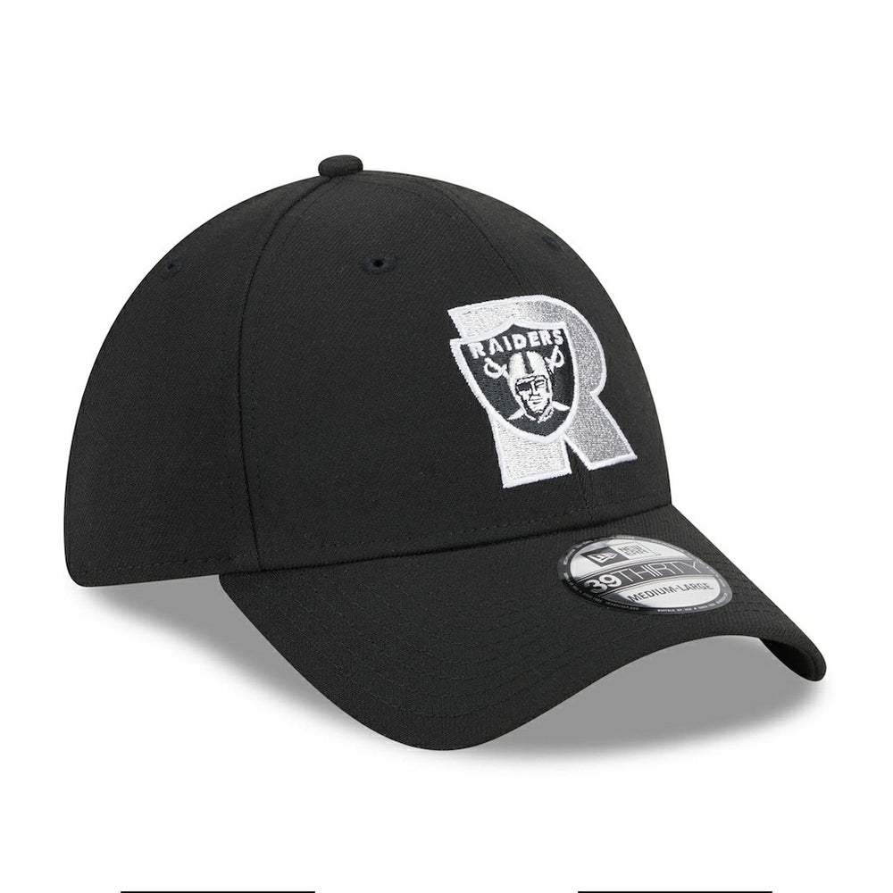 Las Vegas Raiders New Era City Originals 39THIRTY Flex Hat Black