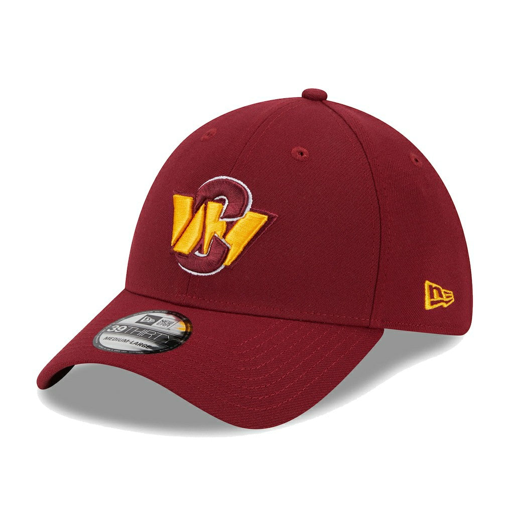 Washington Commanders New Era City Originals 39THIRTY Flex Hat Burgundy