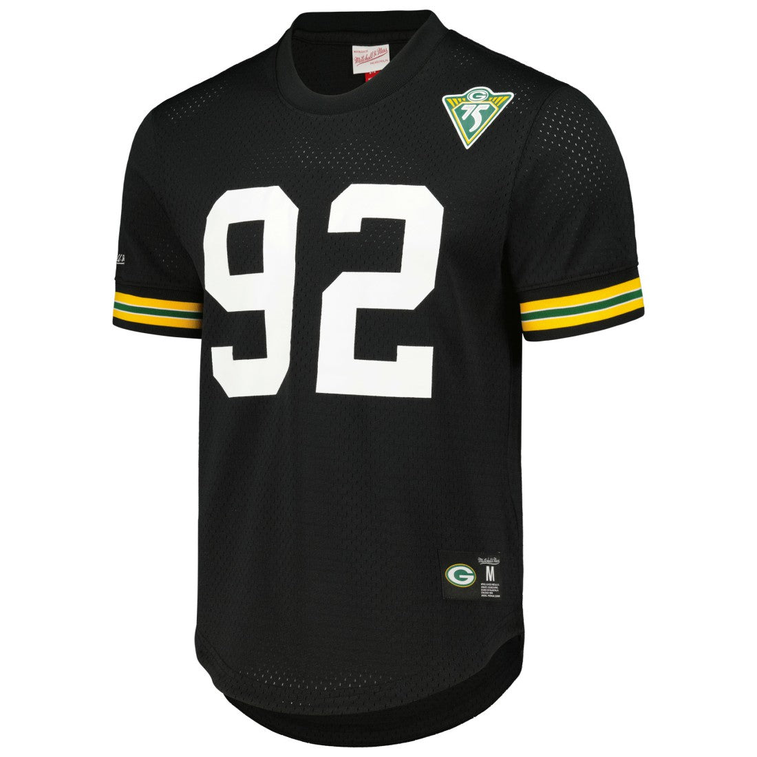 Reggie White Green Bay Packers Retired Player Name and Number Mesh Top Black