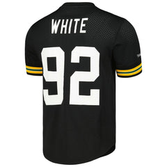 Reggie White Green Bay Packers Retired Player Name and Number Mesh Top Black