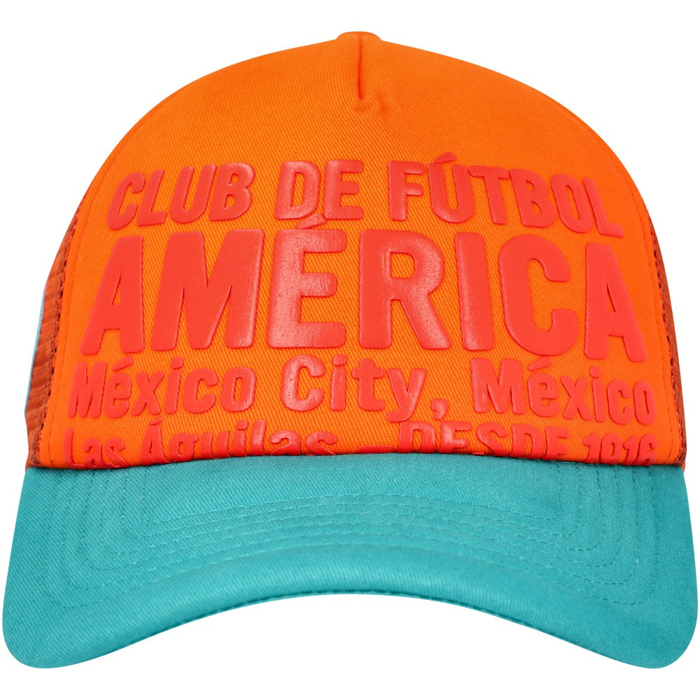 Club America Club Gold Adjustable Hat Orange